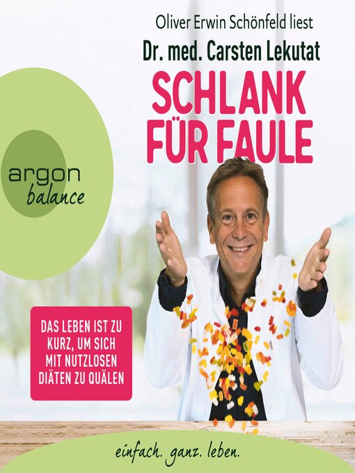 Cover image for Schlank für Faule